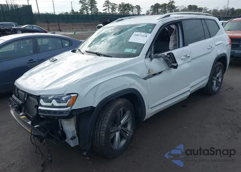 2019 Volkswagen Atlas 3.6L V6 Sel R-Line z USA, uszkodzony, nr VIN 1V2RR2CA7KC537462